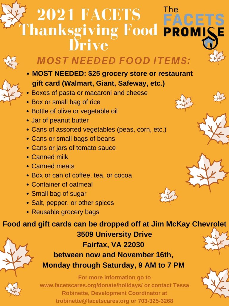 Thanksgiving Food Drive in Fairfax, VA - Jim McKay Chevrolet