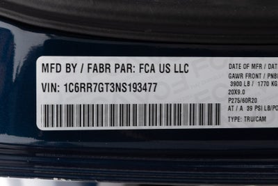 2022 RAM 1500 Classic SLT