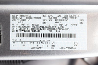 2025 Ford F-150 Tremor
