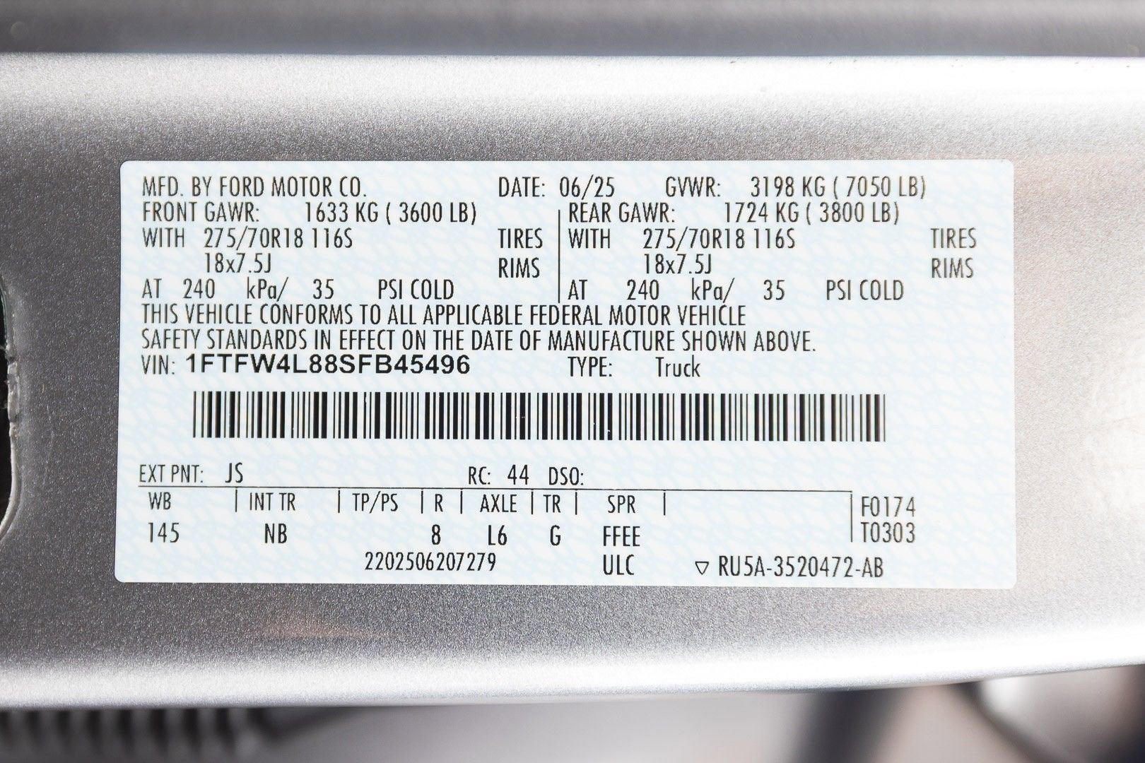 2025 Ford F-150 Tremor