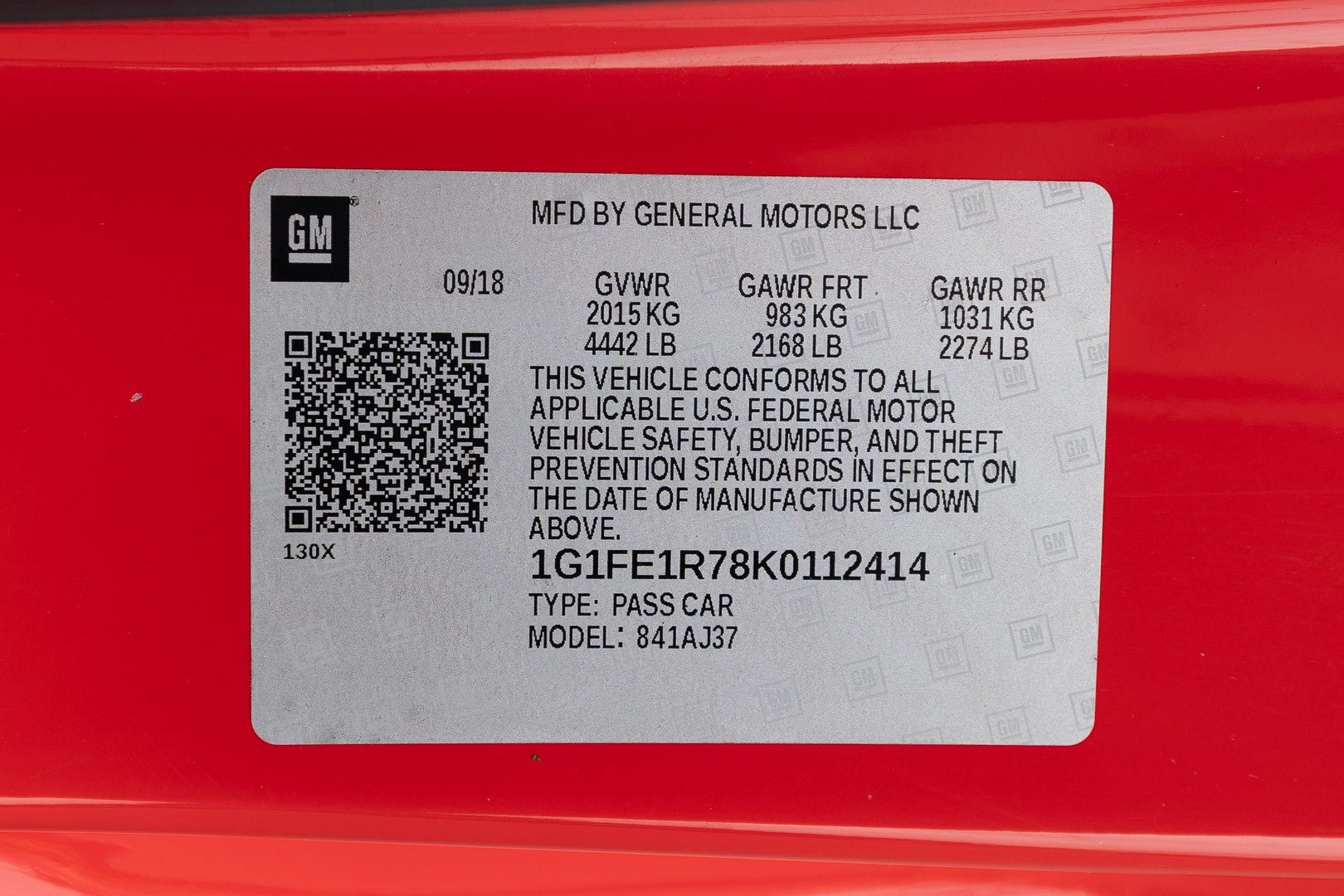 2019 Chevrolet Camaro 1SS