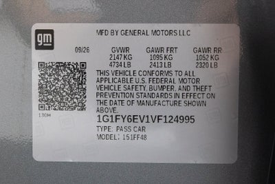 2027 Chevrolet Bolt LT