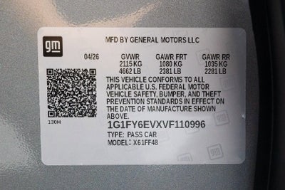 2027 Chevrolet Bolt LT