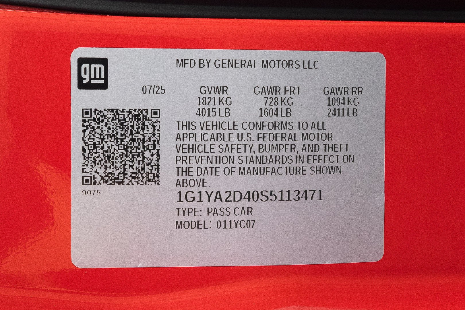 2025 Chevrolet Corvette Stingray 1LT