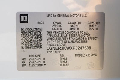 2023 Chevrolet Traverse RS
