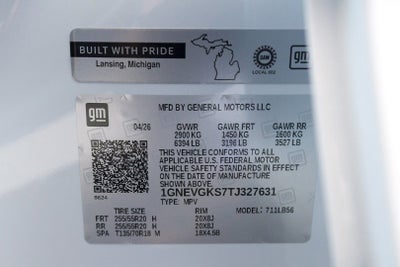 2026 Chevrolet Traverse LT