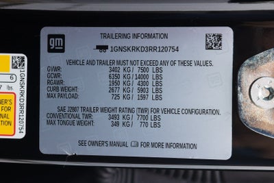 2024 Chevrolet Tahoe RST