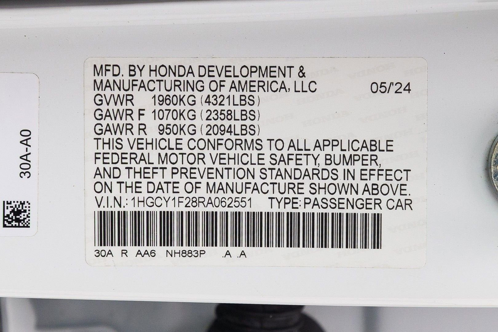 2024 Honda Accord Sedan LX