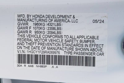 2024 Honda Accord Sedan LX