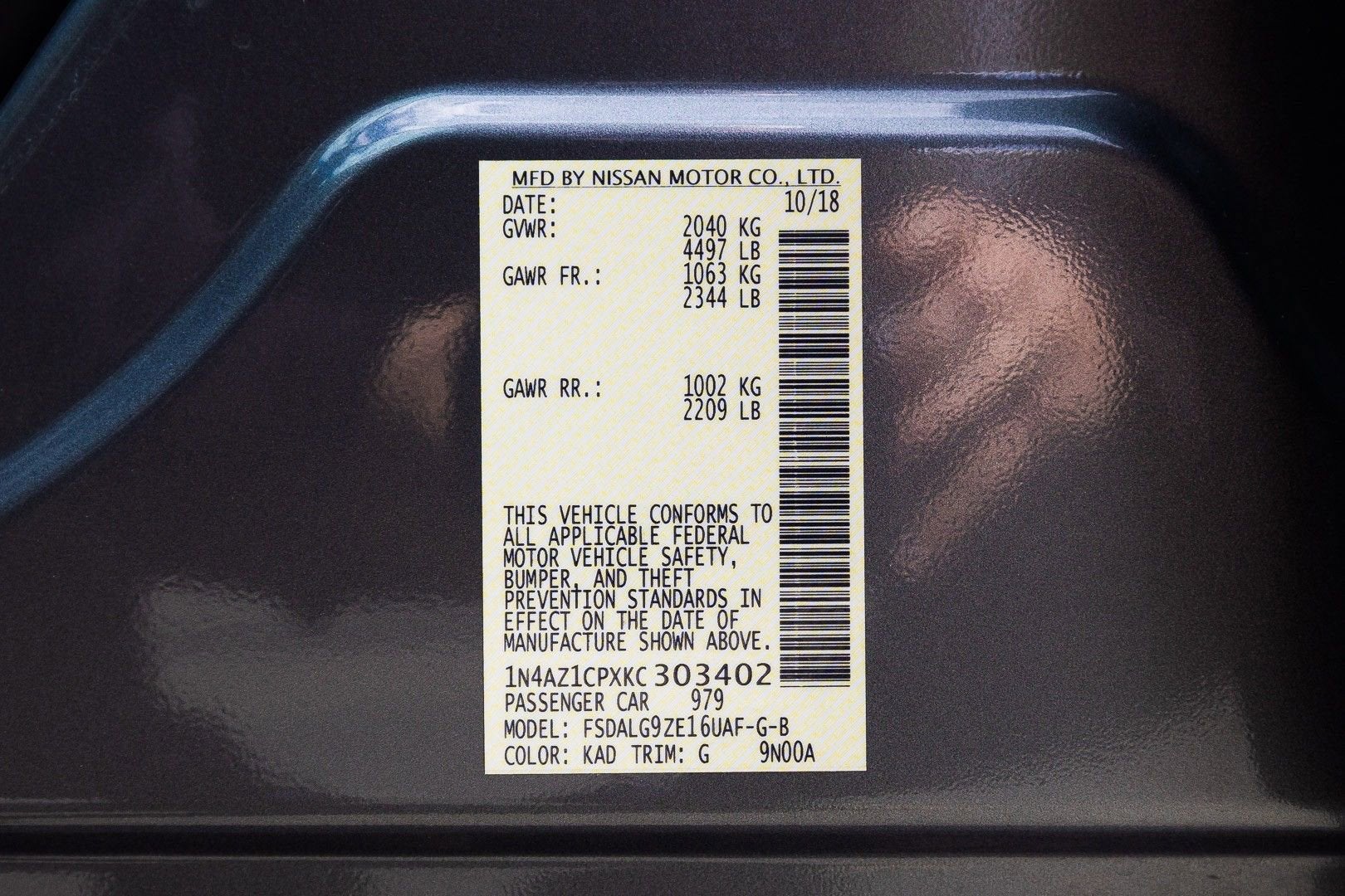 2019 Nissan LEAF SL
