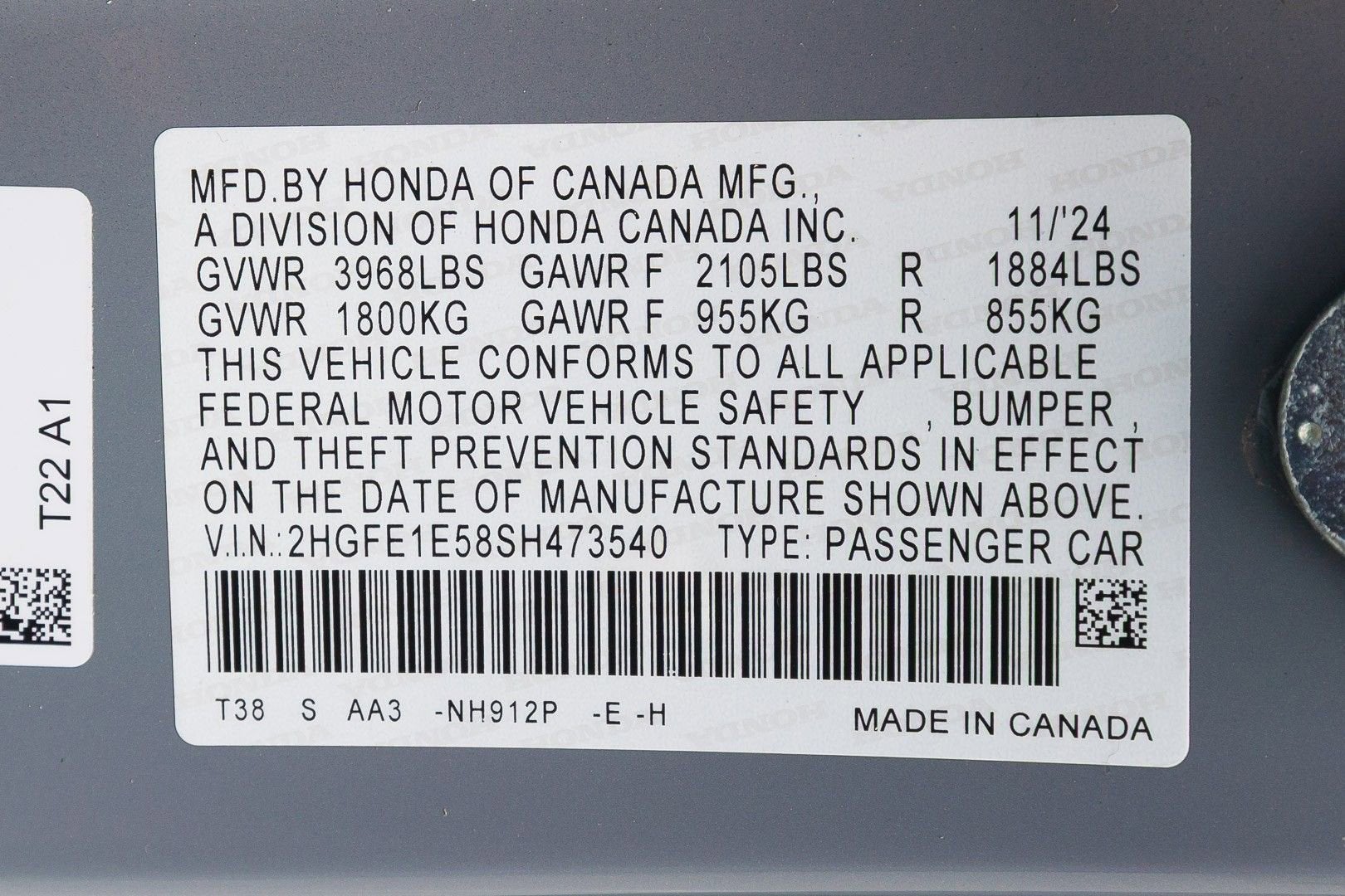 2025 Honda Civic Si 4DR MT