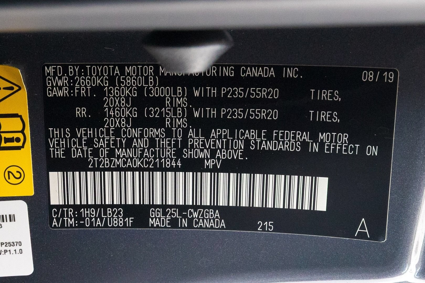 2019 Lexus RX RX 350