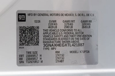 2026 Chevrolet Equinox LT