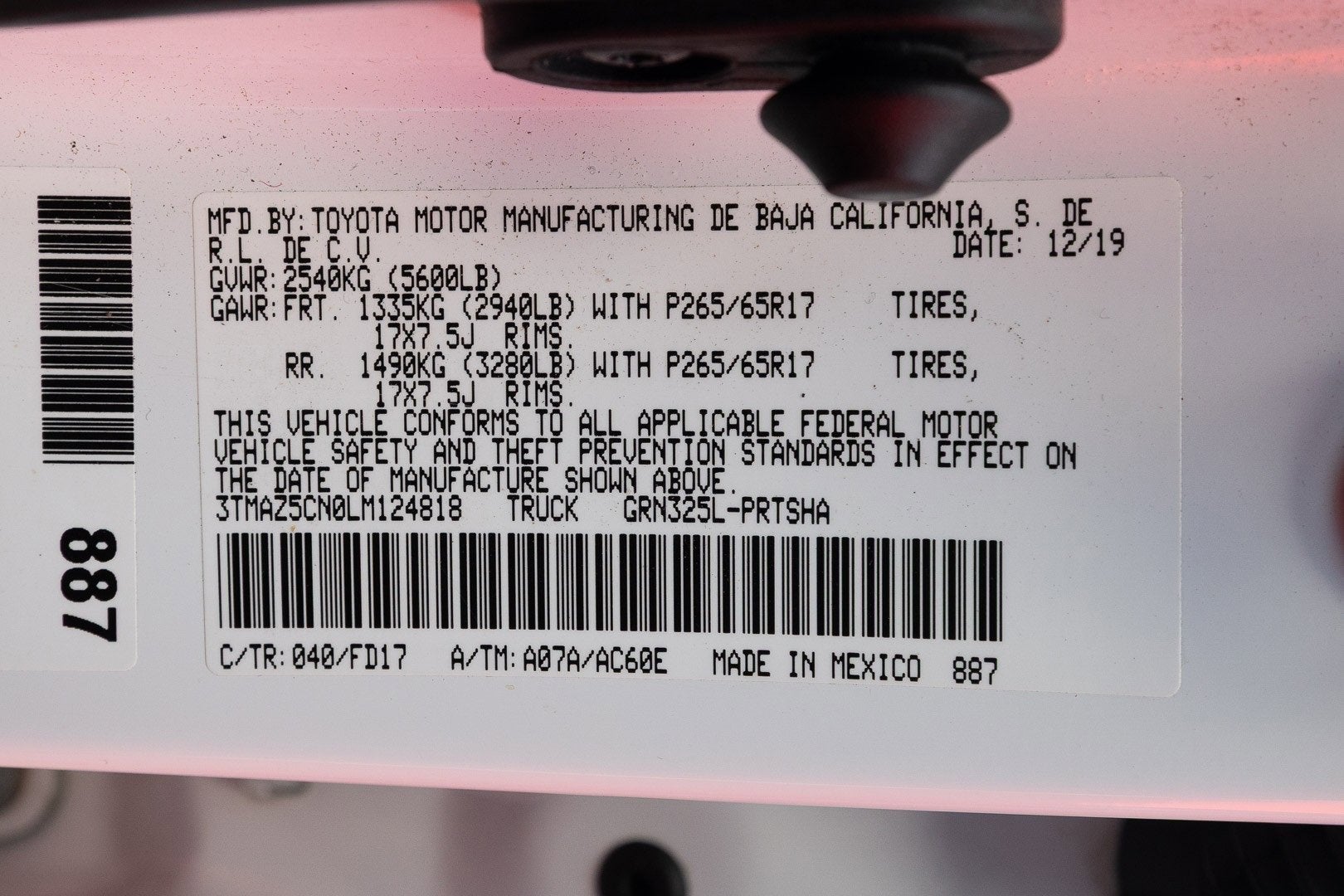 2020 Toyota Tacoma 2WD SR5