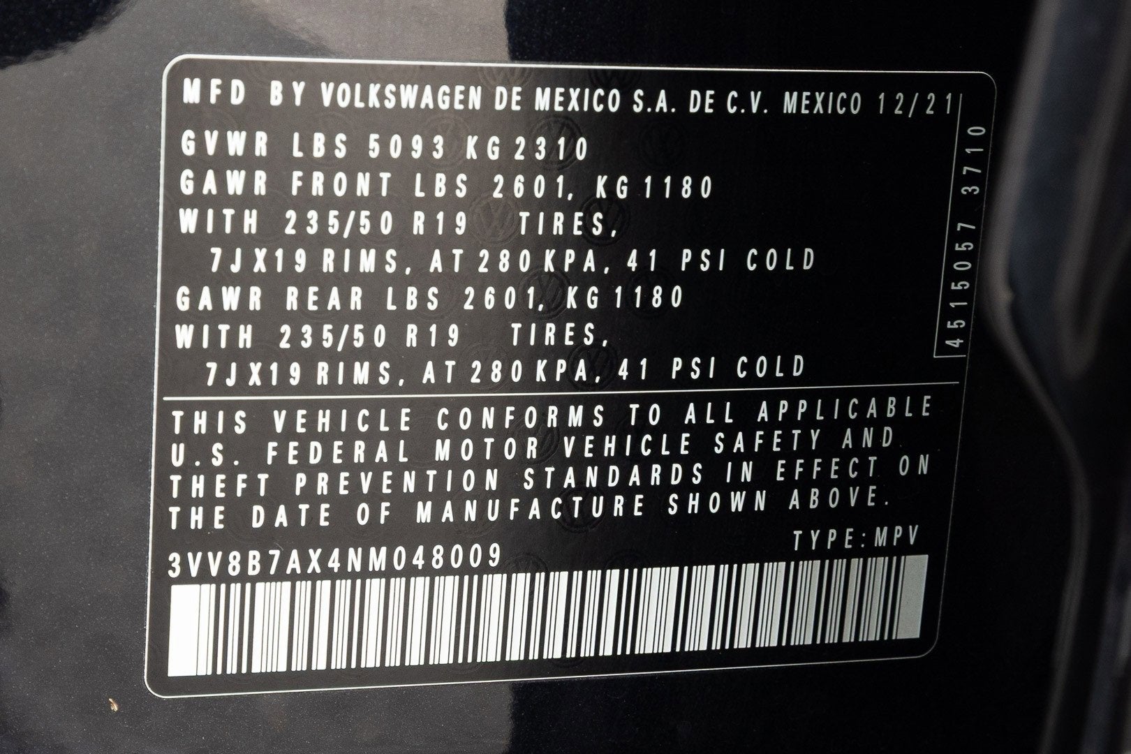 2022 Volkswagen Tiguan SE R-Line Black