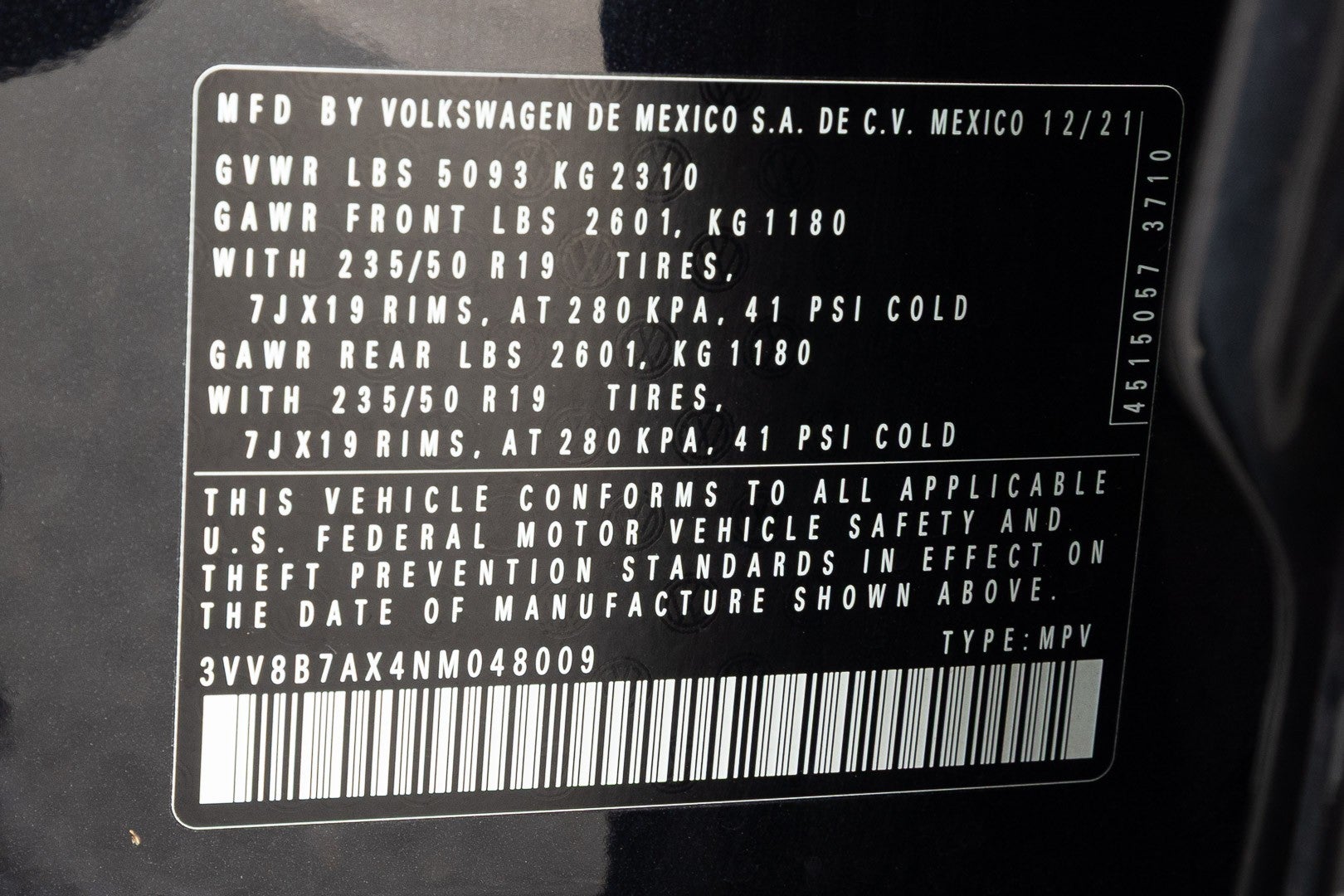 2022 Volkswagen Tiguan SE R-Line Black