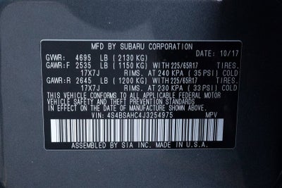 2018 Subaru Outback Premium