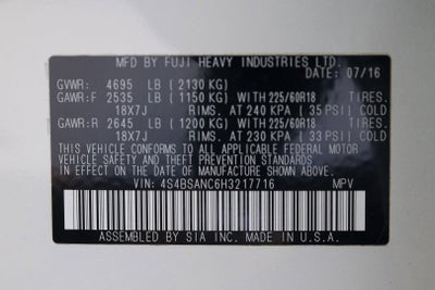 2017 Subaru Outback Limited