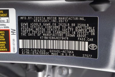 2018 Toyota Avalon XLE