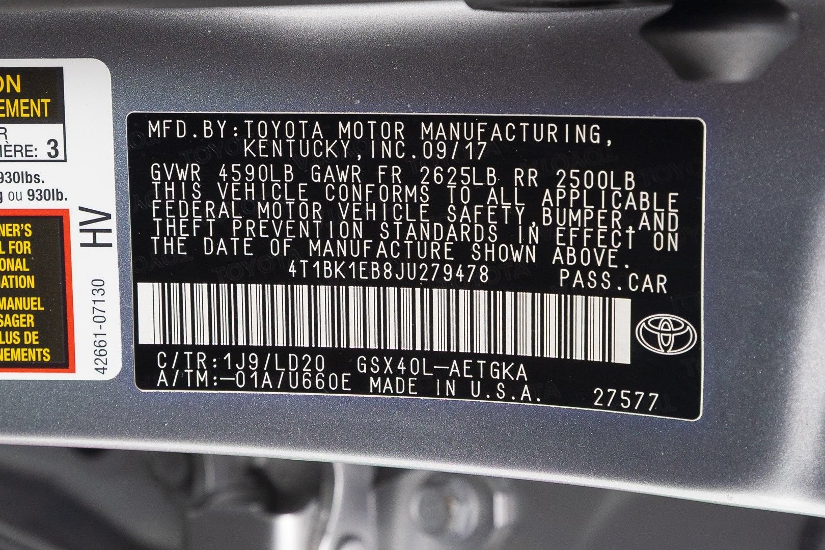2018 Toyota Avalon XLE