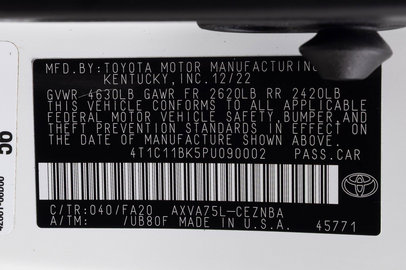 2023 Toyota Camry LE