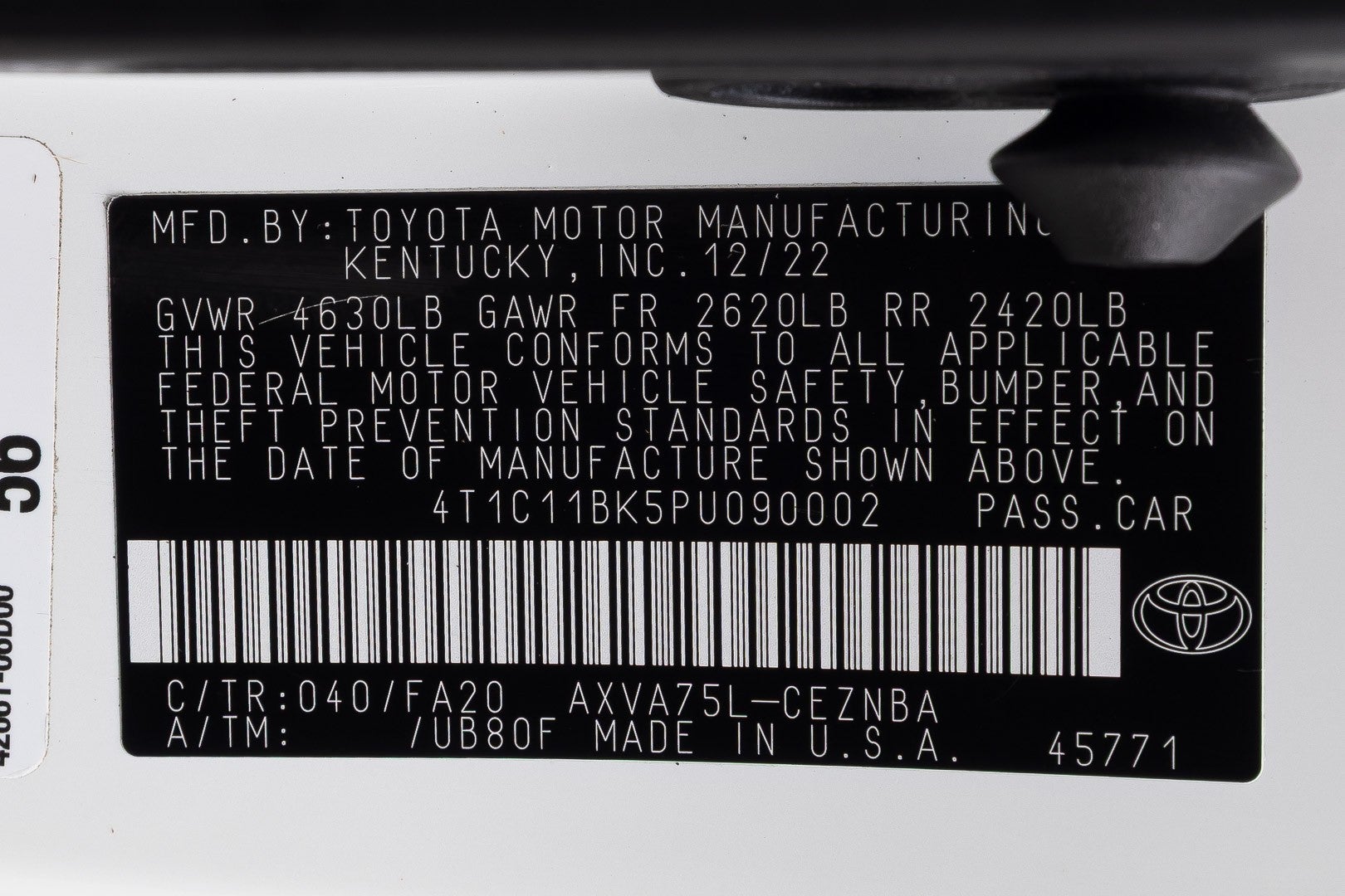 2023 Toyota Camry LE