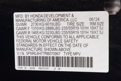 2024 Honda Odyssey Sport
