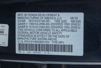 2025 Honda Pilot Black Edition