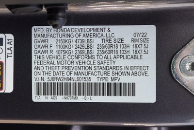 2022 Honda CR-V EX-L