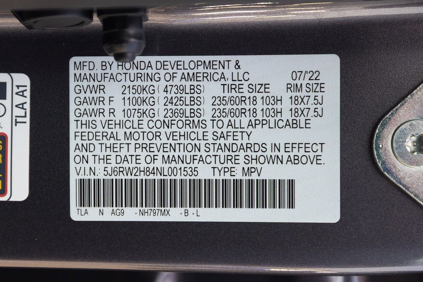 2022 Honda CR-V EX-L