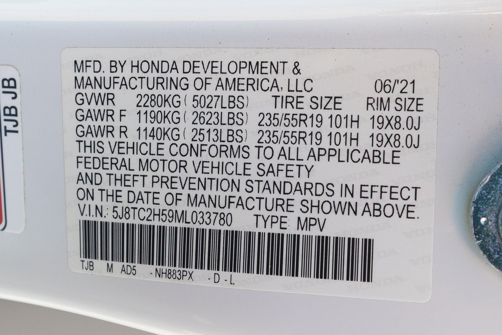 2021 Acura RDX w/Technology Package