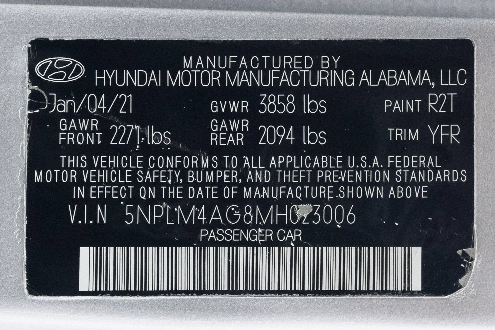 2021 Hyundai Elantra SEL