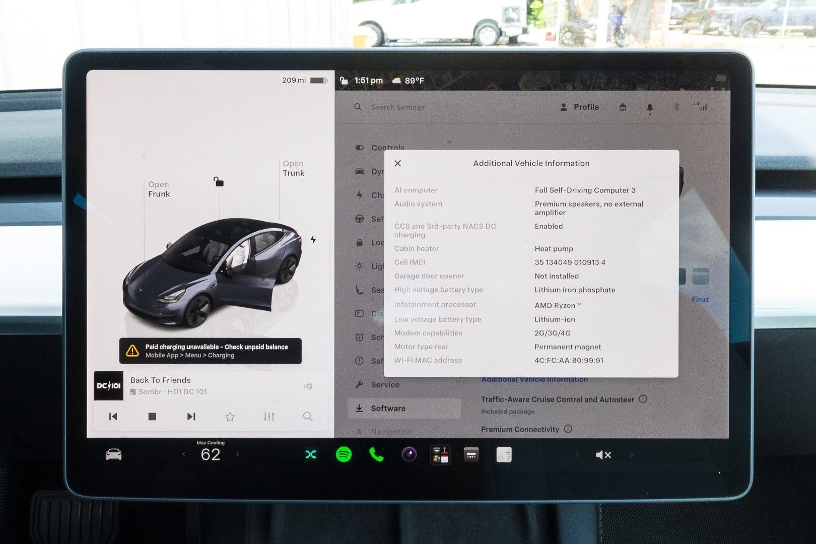 2023 Tesla Model 3 4DR RWD