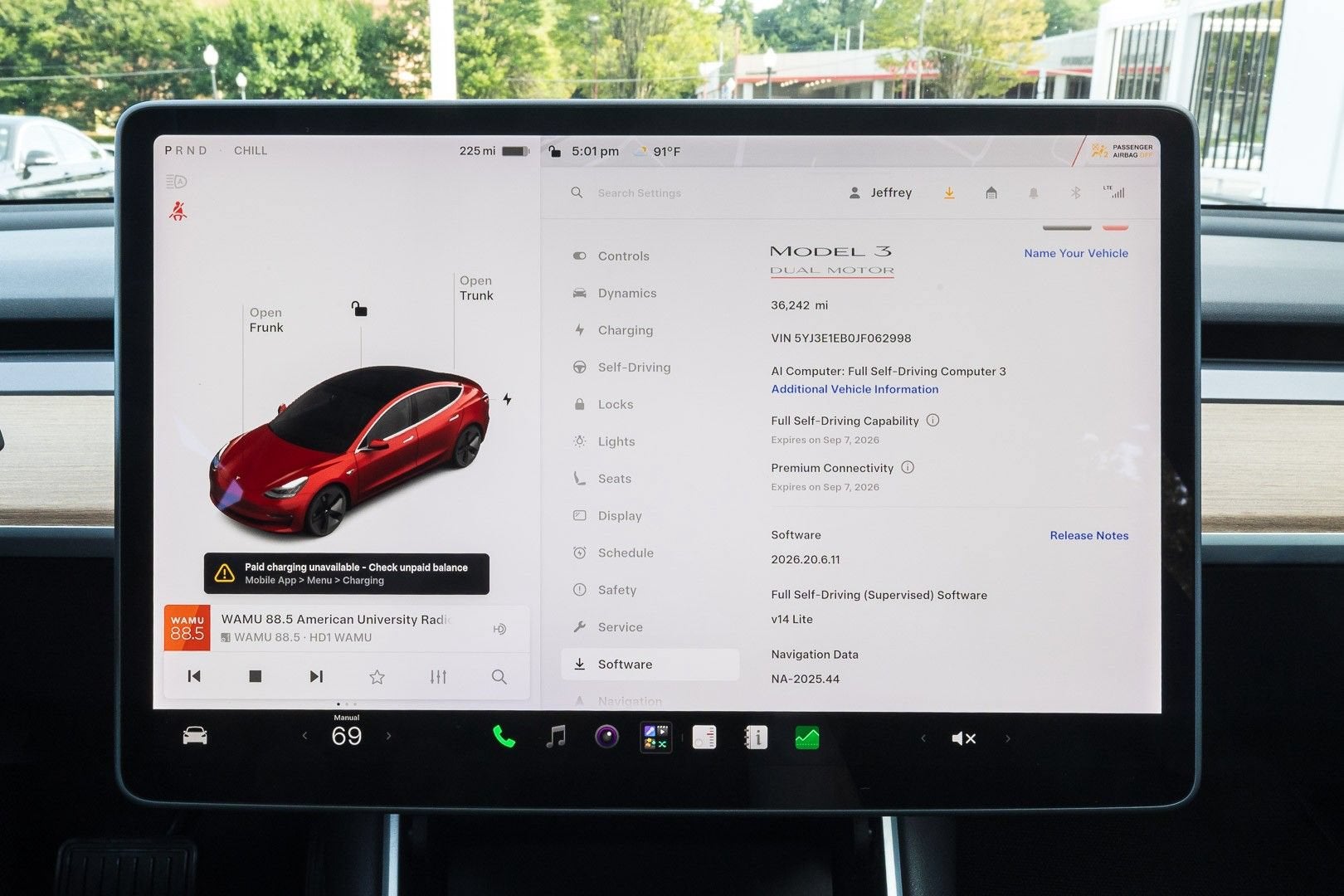 2018 Tesla Model 3 Long Range Battery