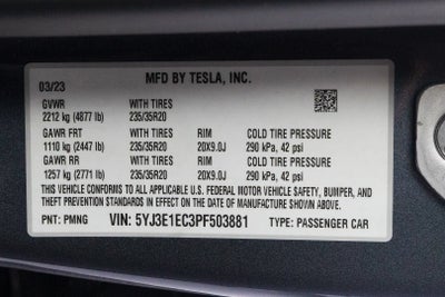 2023 Tesla Model 3 Performance