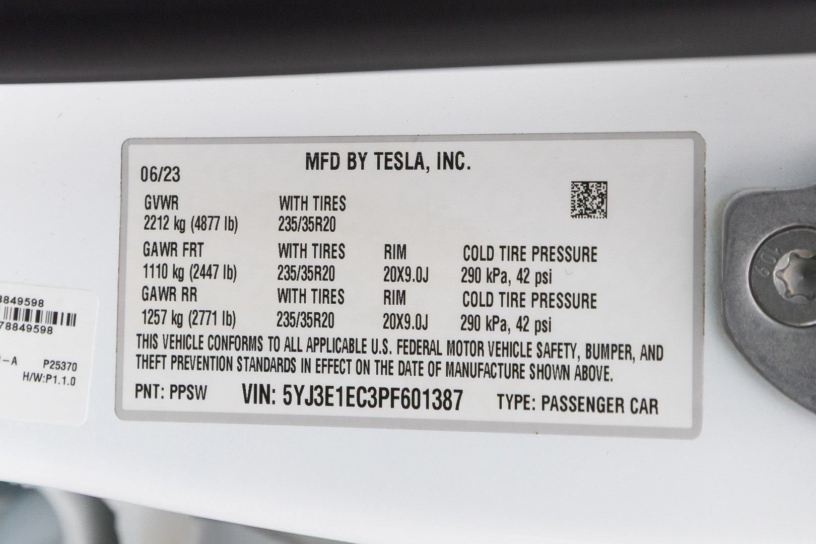 2023 Tesla Model 3 Performance