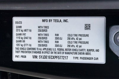 2023 Tesla Model 3 Performance