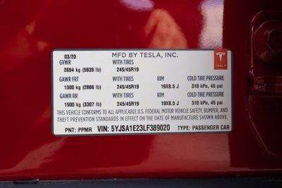 2020 Tesla Model S Long Range