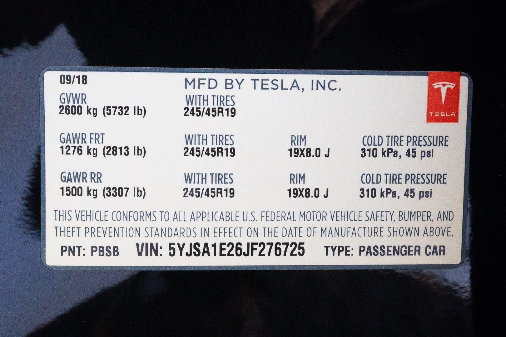 2018 Tesla Model S 75D