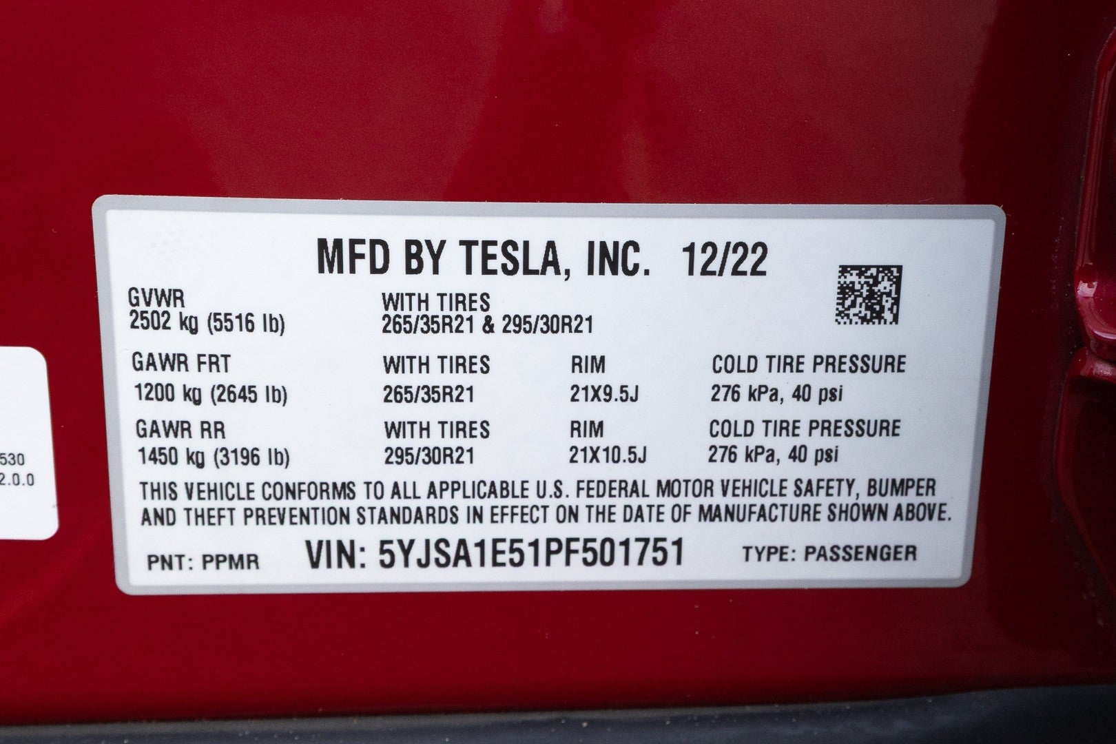2023 Tesla Model S 4DR AWD
