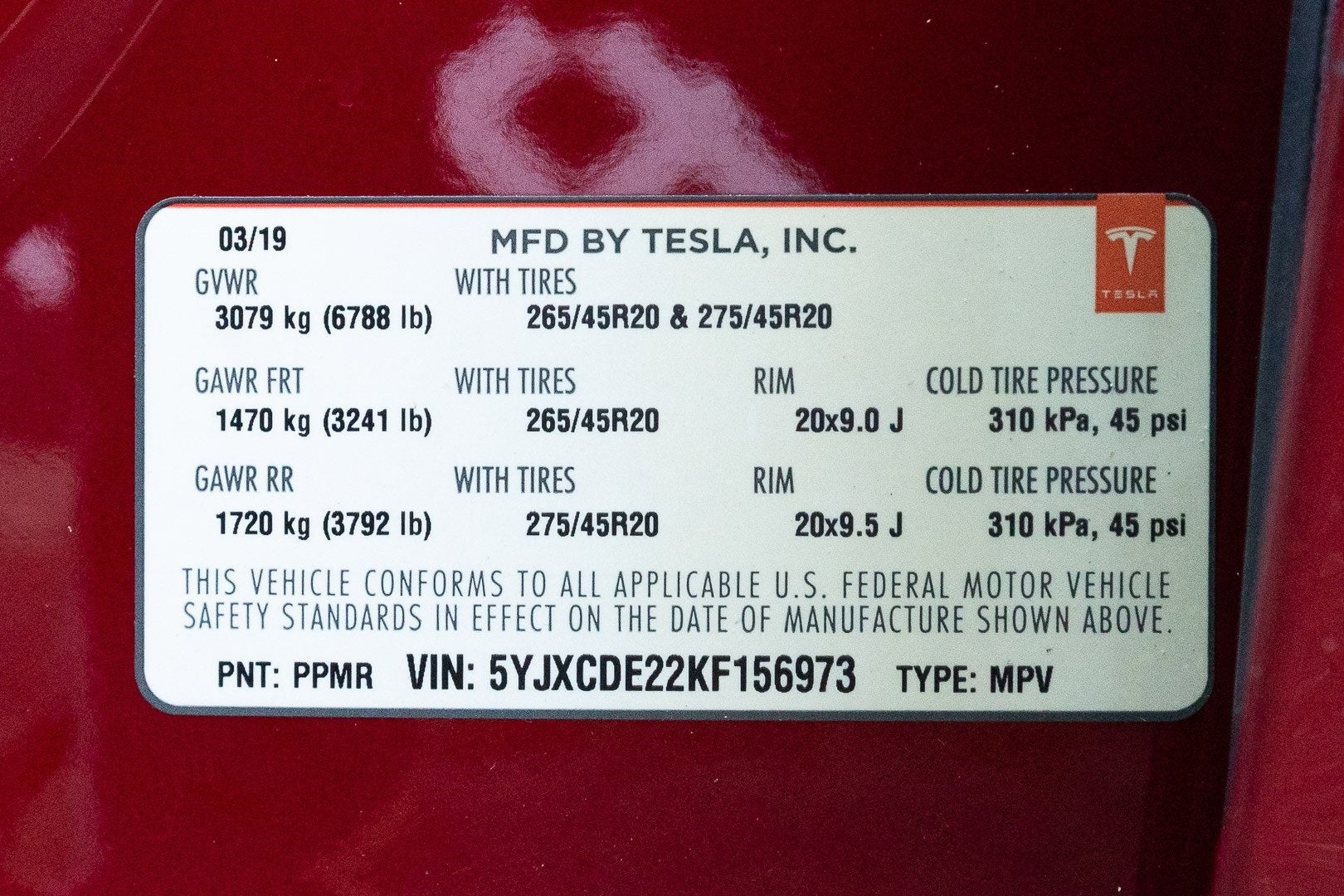2019 Tesla Model X 75D