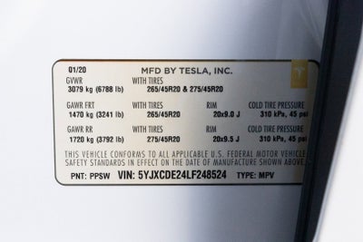 2020 Tesla Model X Long Range