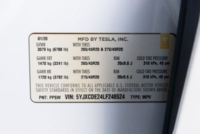 2020 Tesla Model X Long Range
