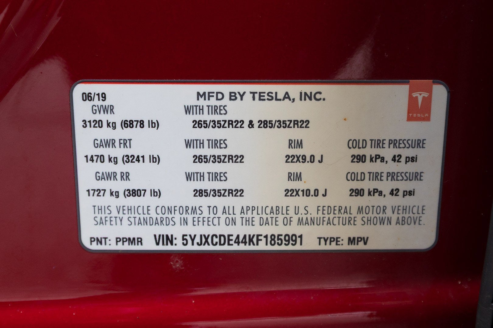 2019 Tesla Model X P100D