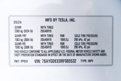 2024 Tesla Model Y Long Range