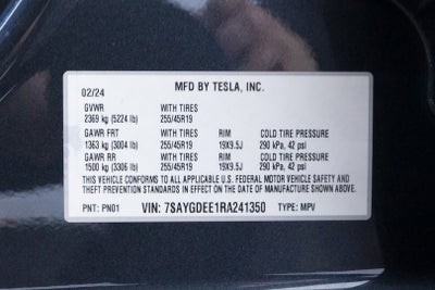 2024 Tesla Model Y Long Range