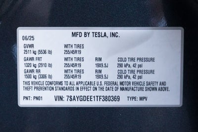 2026 Tesla Model Y Long Range Launch Series