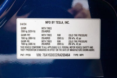 2024 Tesla Model Y Long Range