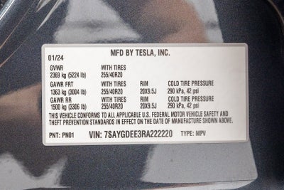 2024 Tesla Model Y Long Range