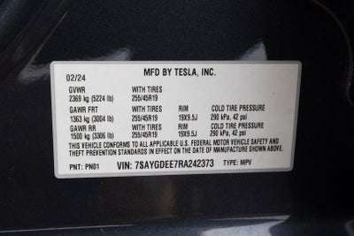 2024 Tesla Model Y Long Range